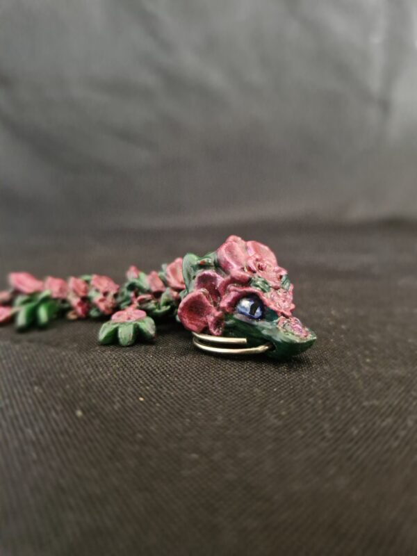 Detailed Articulated Orchid Dragon Fidget Pendant