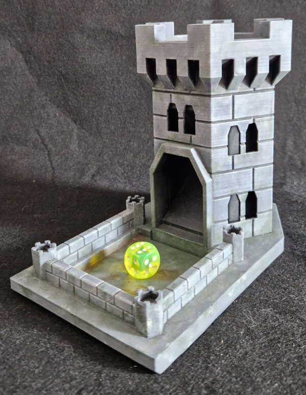 dice tower (small) with dice