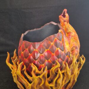 Dragon Egg: Self-watering Planter with Tray