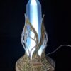 Kristall-Lampe im Elfen-Stil, gedruckt und handbemalt von manaforge.art